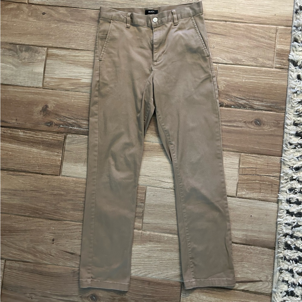 RVCA mens "week end fit" tan pants